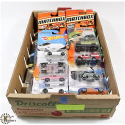 BOX OF 20 ASSORTED MATCHBOX / HOTWHEELS ON CHOICE