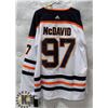 Image 2 : NEW XL OILERS AWAY JERSEY WHITE #97 MCDAVID.