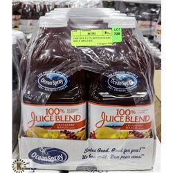 CASE OF 8 - 1.77L BOTTLES OCEAN SPRAY 100% JUICE