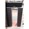 Image 1 : 3 POLK FLOOR SPEAKERS AND CENTER CHANNEL.