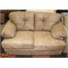 Image 2 : LIGHT BROWN FABRIC 66" LOVE SEAT