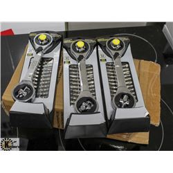 NEW CASE OF 31PC RATCHETING ROTARY WRENCHES. TOOLS