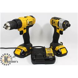 DEWALT COMBO DRILL AND DRIVER