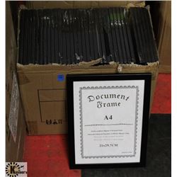 CASE OF 21CMX29.7CM DOCUMENT FRAMES