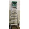 Image 1 : 6' ALUMINUM LADDER BY WERNER. TOOLS