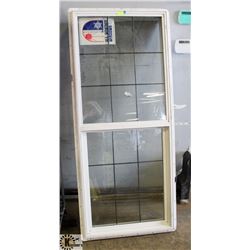 PVC WINDOW 29 1/2" X 71"