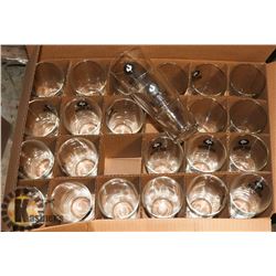 CASE OF 24 NEW BIG ROCK 20OZ BEER GLASSES