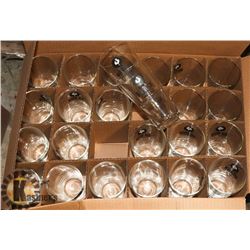 CASE OF 24 NEW BIG ROCK 20OZ BEER GLASSES