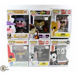BOX OF ASSORTED FUNKO POP VINYLS