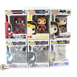BOX OF ASSORTED FUNKO POP VINYLS