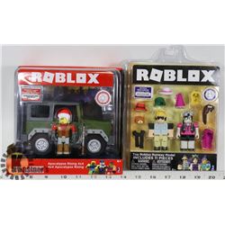 LOT W/ ROBLOX FIGURES & APOCALYPSE 4X4 CAR FIGURE.