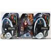 LOT OF 3 ASSORTED STAR TREK FIGURES.