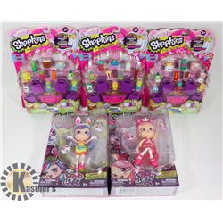 BOX OF ASSORTED SHOPKINS.