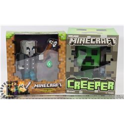LOT OF 2 MINECRAFT FIGURES.