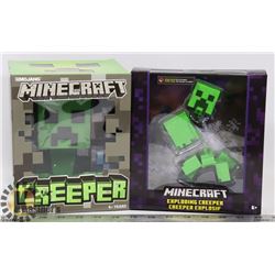 LOT OF 2 MINECRAFT FIGURES.