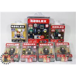 BOX OF ASSORTED ROBLOX FIGURES.  - ON CHOICE