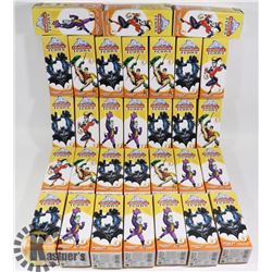 BOX OF ASSORTED DC HEROCLIX ICONS BOOSTER PACKS.