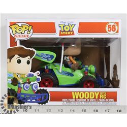 FUNKO POP! RIDES WOODY WITH RC VINYL FIGURE.