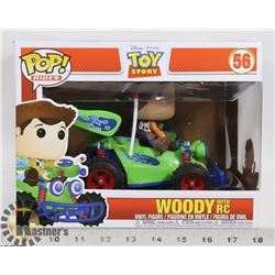 FUNKO POP! RIDES WOODY WITH RC VINYL FIGURE.