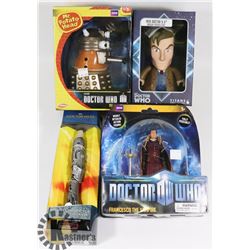 FLAT OF DOCTOR WHO COLLECTIBLES.