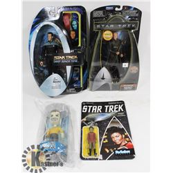 LOT OF 4 ASSORTED STAR TREK FIGURES