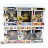 Image 1 : LOT OF 6 ASSORTED FUNKO POP VINYL FIGURES.