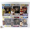 Image 1 : LOT OF 6 ASSORTED FUNKO POP VINYL FIGURES.