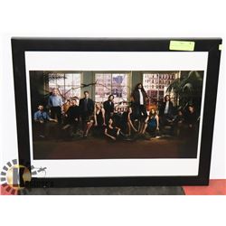 LOST CAST PICTURE     18" X 20"