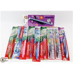 BAG OF ASSORTED TOOTHBRUSHES - ON CHOICE