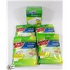 Image 1 : BAG OF SCOTCH BRITE KITCHEN CLOTHS WITH SWIFFER