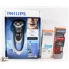 Image 1 : BAG WITH PHILIPS AQUA TOUCH SHAVER AND MOISTURIZER