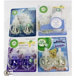 BAG OF ASSORTED AIR WICK AIR FRESHENERS -ON CHOICE