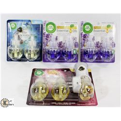 BAG OF ASSORTED AIR WICK AIR FRESHENERS -ON CHOICE