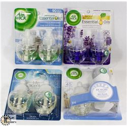 BAG OF ASSORTED AIR WICK AIR FRESHENERS -ON CHOICE
