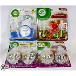 BAG OF ASSORTED AIR WICK AIR FRESHENERS -ON CHOICE