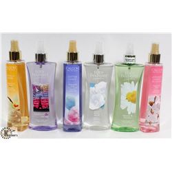 BAG OF ASSORTED CALGON FRAGRANCE MISTS - ON CHOICE
