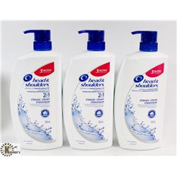 BAG OF ASSORTED HEAD AND SHOULDERS SHAMPOO AND