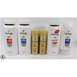 BAG OF ASSORTED PANTENE PRO V SHAMPOO AND