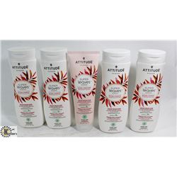 BAG OF ASSORTED ATTITUDE NATURAL SHAMPOO ETC.