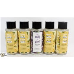 BAG OF ASSORTED LOVE BEAUTY AND PLANET SHAMPOO
