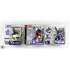 Image 1 : LOT OF 3 ASSORTED NHL HOCKEY FIGURES