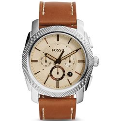 NEW FOSSIL ST. STEEL DIAL W/TRIPLE CHRONO