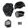 Image 4 : NEW ARMANI EXCHANGE TRIPLE CHRONO LEATHER BAND