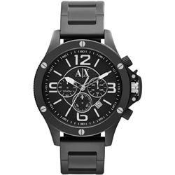 NEW ARMANI EXCHANGE TRIPLE CHRONO BLACK WATCH