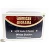 Image 1 : AMERICAN DIORAMA 1:24 SCALE WHITE STATION
