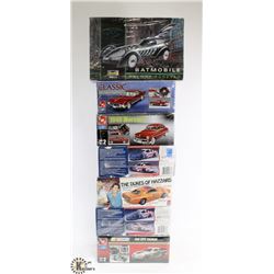 LOT OF 8 ASSORTED MODEL KITS