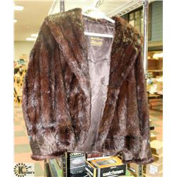 1963 MINK FUR COAT, PATCH STICKED INSIDE POCKET