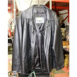 MENS PASSPORT SZ LG LEATHER JACKET