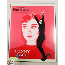 AUDREY HEPBURN FRAMED PICTURE