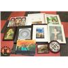 Image 1 : BOX WITH ASSORTED FRAMED PICTURES